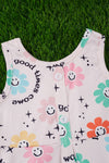 LET THE GOOD TIMES COME" HAPPY DAISY PRINTED FLARE DRESS. DRG25133070-AMY