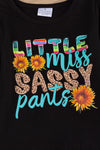 Little miss sassy pants, ruffle sleeve top & sequins pants. OFG65153078-WEN