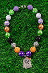 Multi-color bubble necklace & ghost pendant 3PCS/$15.00 ACG40133003 002