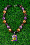 Purple & burnt orange bubble necklace w/bucket of candy. 3PCS/$15.00 ACG40153012