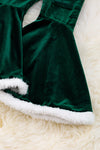 Green Girls miss Santa velvety 4 piece set.  OFG501622005AMY