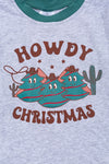 Howdy Christmas" gray tree printed sweatshirt. TPB50153014AMY