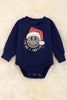 Merry & Bright" Christmas emoji baby onesie. RPG50143011 SOL