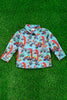 Monster truck printed boys long sleeve shirt. TPB65153050-LOI