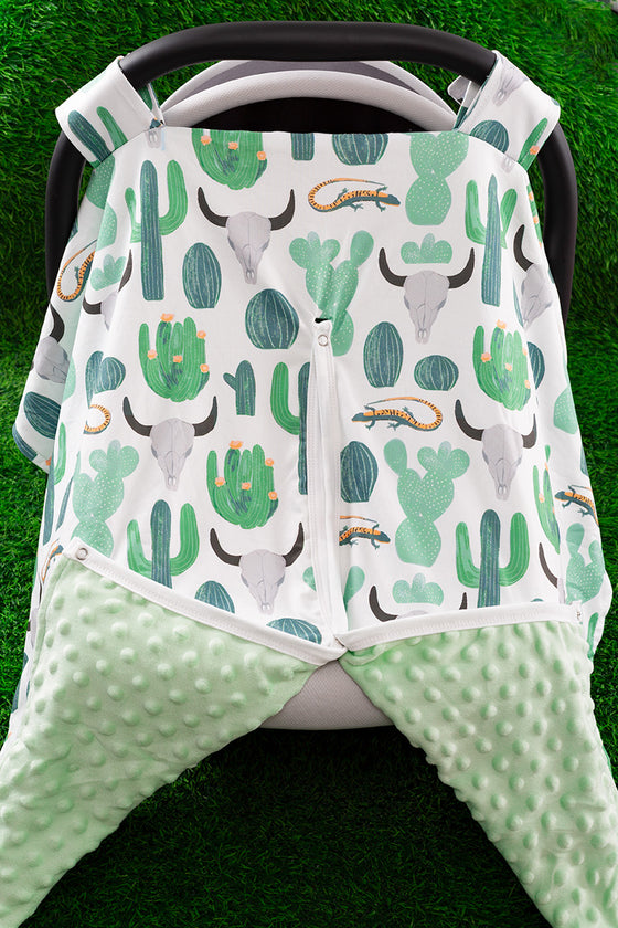 Succulent printed car seat cover. ZYTB65153009 M