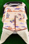 Wild west dessert, cactus printed car seat cover. ZYTB65143001 M