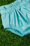 Aqua ruffle hem baby bloomers. PNG25153123 LOI