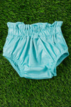 Aqua ruffle hem baby bloomers. PNG25153123 LOI