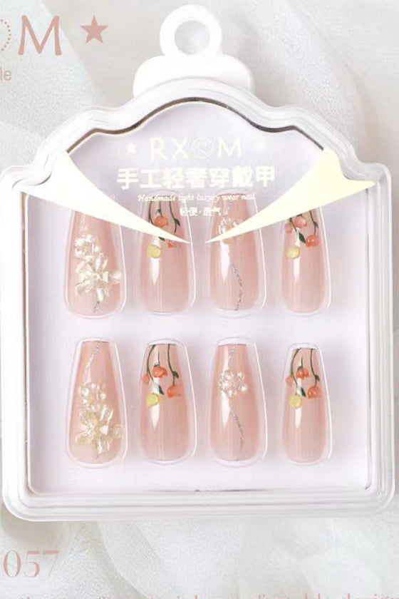Beautiful women press on nail set / 5 piece nail kit. Choose your favorite!! A-3