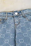 CC Lt. Blue bootcut denim pants. PNG65153088 LOI