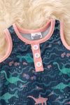 Sea creature printed baby romper with snaps. RPB50062 SOL