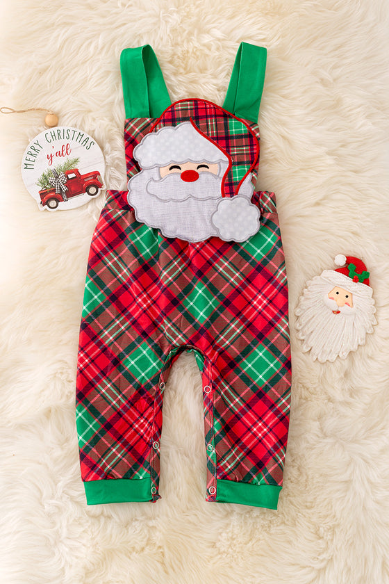 RPB40326 WEN: Reindeer applique romper w/snaps.