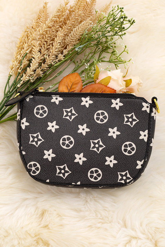 Black mini shoulder purse. BBG40054 M