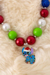 Christmas multi-color bubble necklace. Choose your favorite!