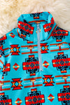 TPB40218 SOL: Boys aztec pullover sweatshirt.
