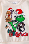 TPG40275 AMY: Christmas Character printed sweatshirt.🎄