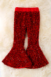 PNG50113007 Wen: Red sequins bell bottoms.