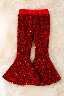  PNG50113007 Wen: Red sequins bell bottoms.