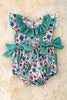 Cactus & floral printed baby onesie w/snaps. RPG40439 SOL