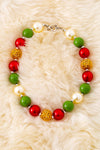 Multi-color bubble necklace. 3pcs/$12.00 ACG40498 S