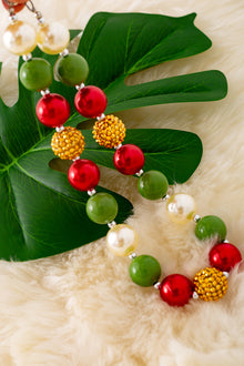  Multi-color bubble necklace. 3pcs/$12.00 ACG40498 S