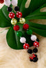 Multi-color bubble necklace w/pendant 3PCS/$15.00 ACG40503 S