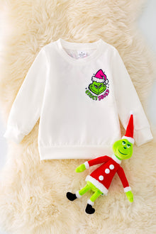  TPG40276 sol: Christmas Character printed sweatshirt. (front & back)🎄