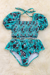 Old west Smocked swim set. SWG25144002 AM