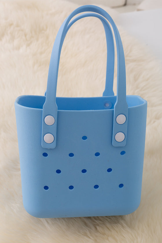 (Girls Beach bag) Cute rubber made tote/beach bags! Available in 8 colors.