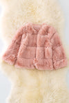 TPG40412 SOL: Furr puffy jacket, luxuries blush jacket.❄️