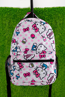  Sweet, Coquette Kitty Printed back to school backpack.BBG40173 S