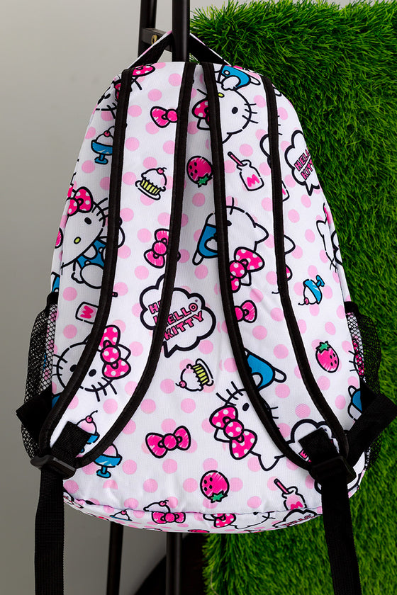 Sweet, Coquette Kitty Printed back to school backpack.BBG40173 S