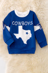 "Cowboys" Texas logo sweatshirt. TPG41553 SOL