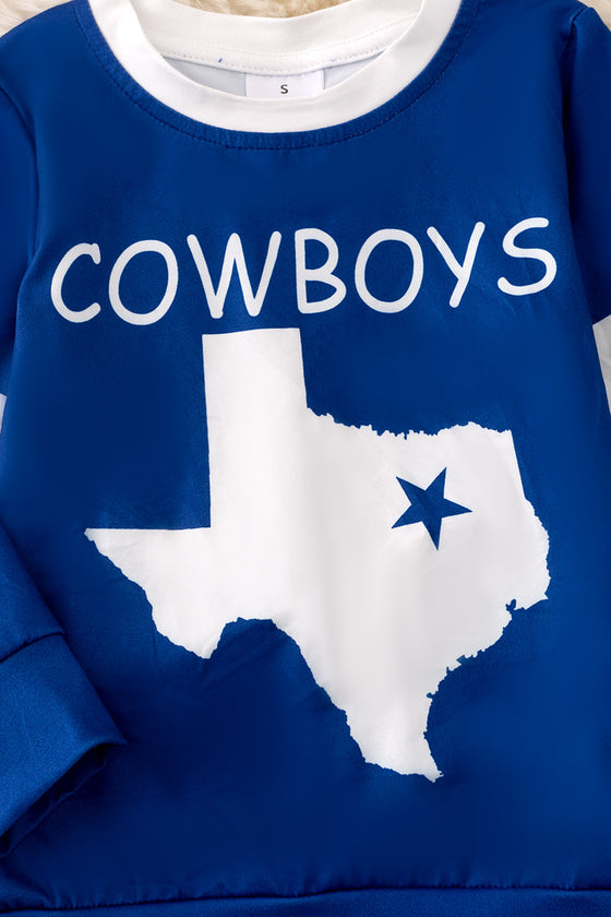 "Cowboys" Texas logo sweatshirt. TPG41553 SOL