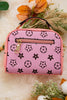 Pink with coral trim crossbody satchel. BBG65203030 M