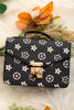 Star printed on black crossbody purse. BBG65153017 M