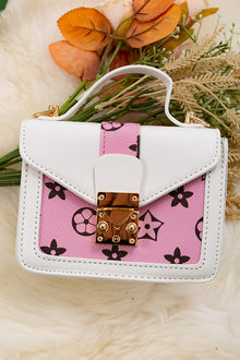  Pink & white inspired mini purse. BBG65203011 M