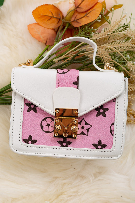 Pink & white inspired mini purse. BBG65203011 M