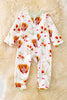 RPG40529 WEN: Thanksgiving printed girls baby onesie.