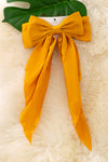 Satin coquette hair bows, available in 8 colors. (5pcs-same color)