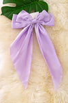 Satin coquette hair bows, available in 8 colors. (5pcs-same color)