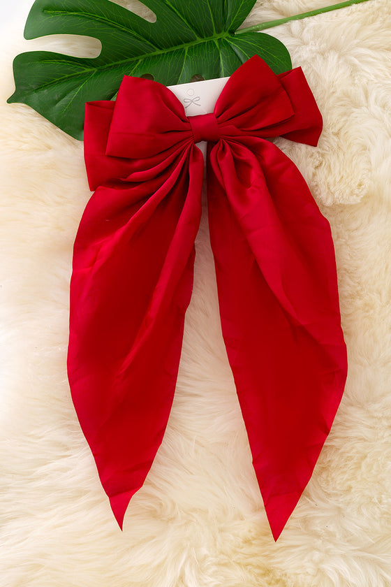 Satin coquette hair bows, available in 8 colors. (5pcs-same color)