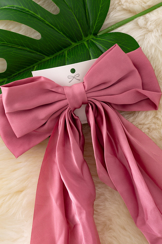 Satin coquette hair bows, available in 8 colors. (5pcs-same color)