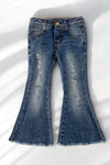 Bootcut Distressed denim jeans. PNG50026 JEAN