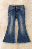 Bootcut Distressed denim jeans. PNG50026 JEAN