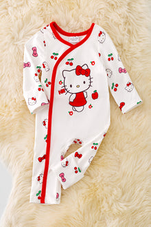  RPG40554 WEN: Coquette printed onesie w/cherries.