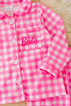 PJG40119 JEAN: Gingham character pajamas.