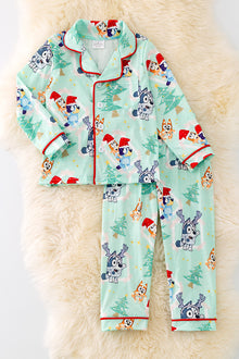  PJG40096 SOL: Character printed pajamas set.🎄