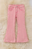 Lt.Pink bootcut denim pants. PNG50006 NAY