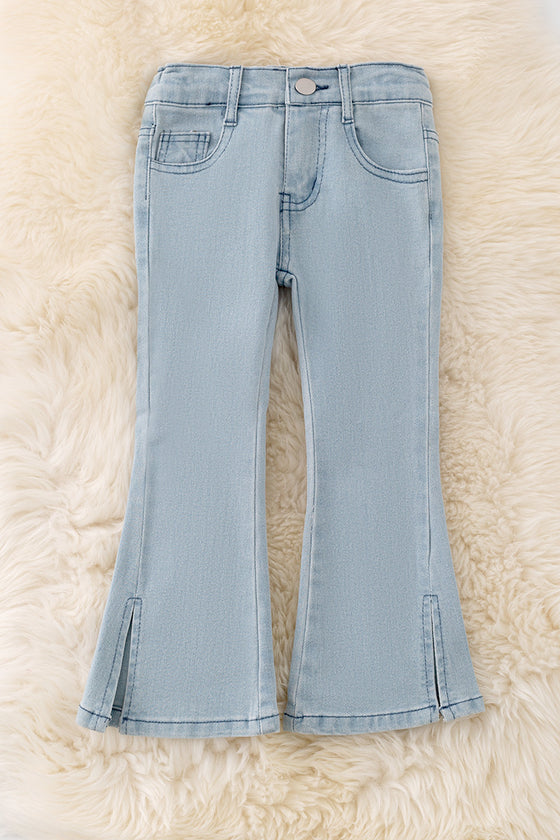 Lt. Blue bootcut denim pants. PNG50061 JEAN